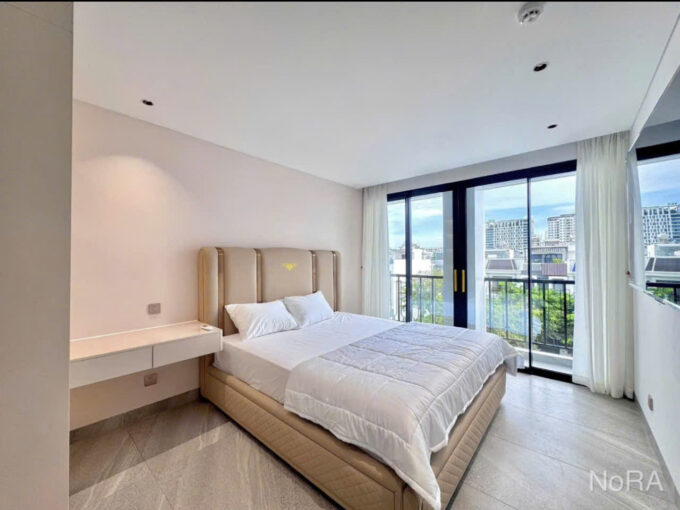 나트랑 VCN 프억하이 1베드룸 아파트 임대 | 40㎡ 발코니 풀옵션 | 월 1200만동 단기계약 가능